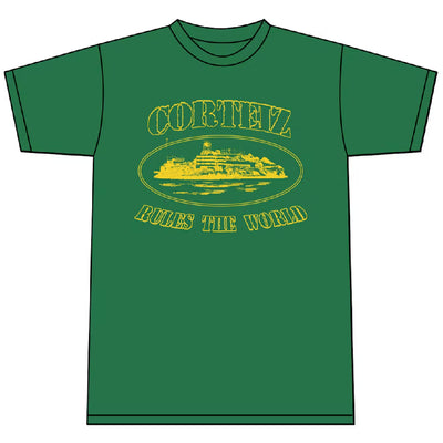 corteiz t-shirt green